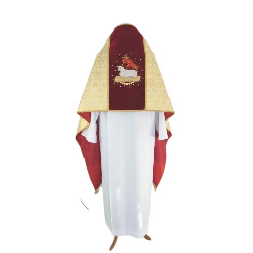 Welon Liturgiczny z podszewką i frędzlami (37) - zdjęcie 2 - Welon Liturgiczny z podszewką i frędzlami (37)