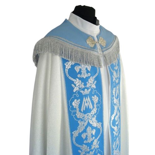 Kapa maryjna - pasy tkane, kaptur haft (77) - zdjęcie 2 - Kapa maryjna - pasy tkane, kaptur haft (77)