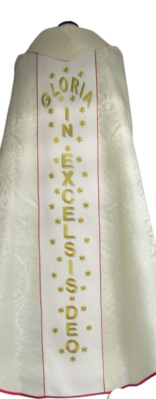 Ornat rozeta ecru Boże Narodzenie - Święta Rodzina (5) - zdjęcie 2 - Ornat rozeta ecru Boże Narodzenie - Święta Rodzina (5)