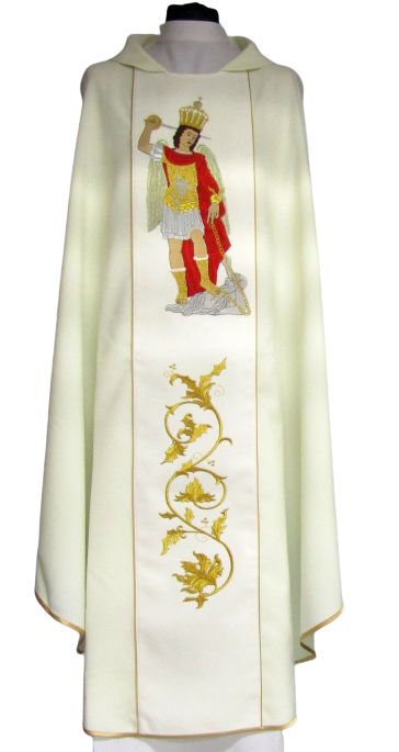 Ornat haftowany - Michał Archanioł z Gór Gargano (2)