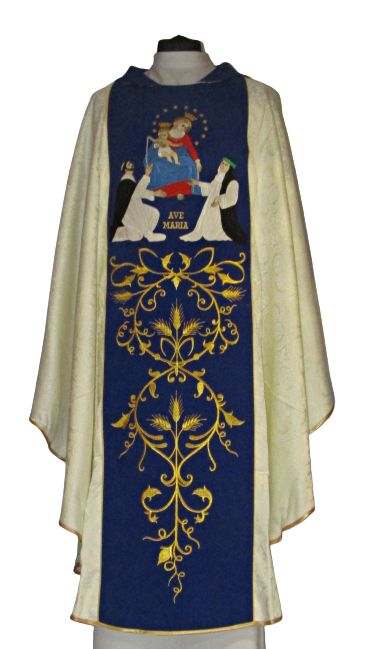Ornat haftowany Matka Boża Pompejańska