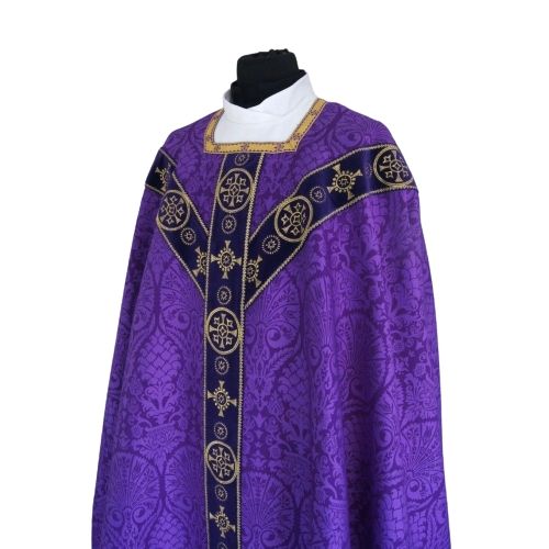 Szata liturgiczna conical fioletowy - zdjęcie 2 - Szata liturgiczna conical fioletowy