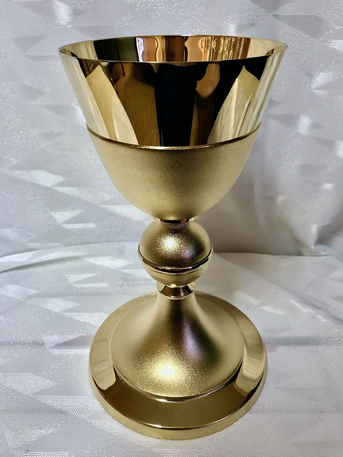 Kielich mszalny matowy, nodus w kształcie kuli - 20 cm (2D)