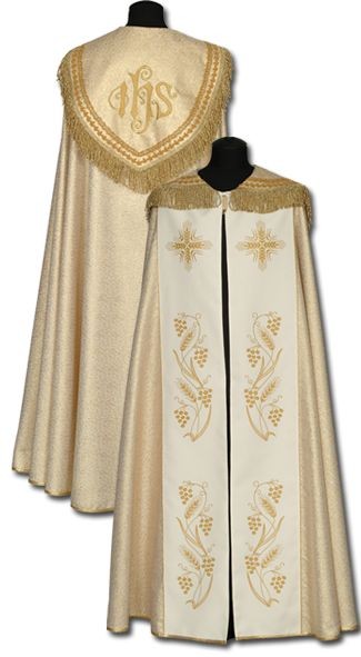 Kapa złota IHS haftowana ręcznie