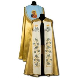 Kapa złota Maryjna - ręcznie haftowana - zdjęcie 1 - Kapa złota Maryjna - ręcznie haftowana