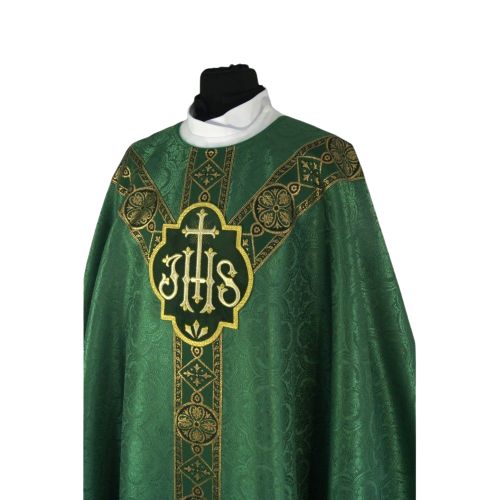 Ornat semi gotycki zielony (73) - zdjęcie 2 - Ornat semi gotycki zielony (73)