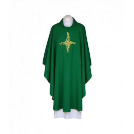 Ornat zielony, pas haftowany - Krzyż (117)