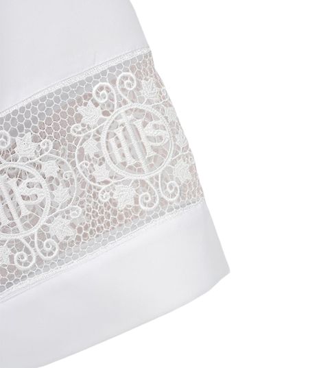 Alba kapłańska z białą, bawełnianą wstawką IHS (20) - zdjęcie 2 - Alba kapłańska z białą, bawełnianą wstawką IHS (20)