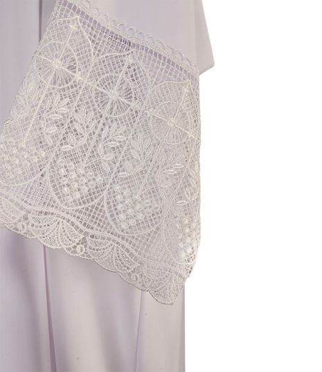 Alba kapłańska z białą, bawełnianą gipiurą (26) - zdjęcie 2 - Alba kapłańska z białą, bawełnianą gipiurą (26)