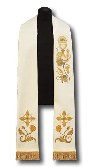 Stuła kapłańska - haftowana (197)
