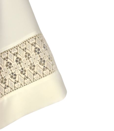 Alba kapłańska ecru z bawełnianą wstawką (29) - zdjęcie 3 - Alba kapłańska ecru z bawełnianą wstawką (29)