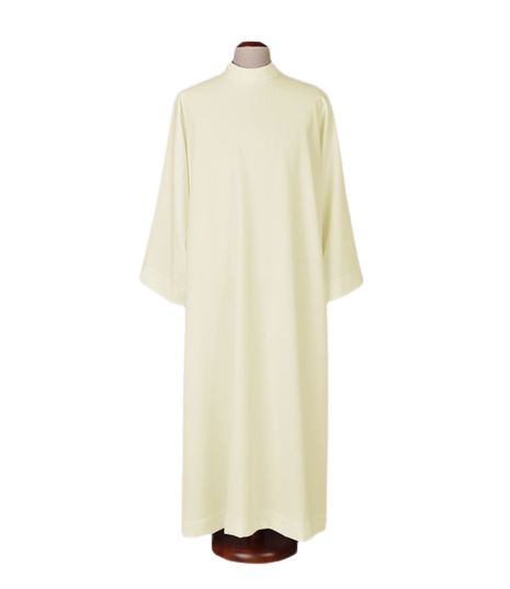 Alba kapłańska ecru, prosty krój (36)