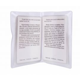 Tajemnice różańcowe laminowane w okładce - zdjęcie 2 - Tajemnice różańcowe laminowane w okładce