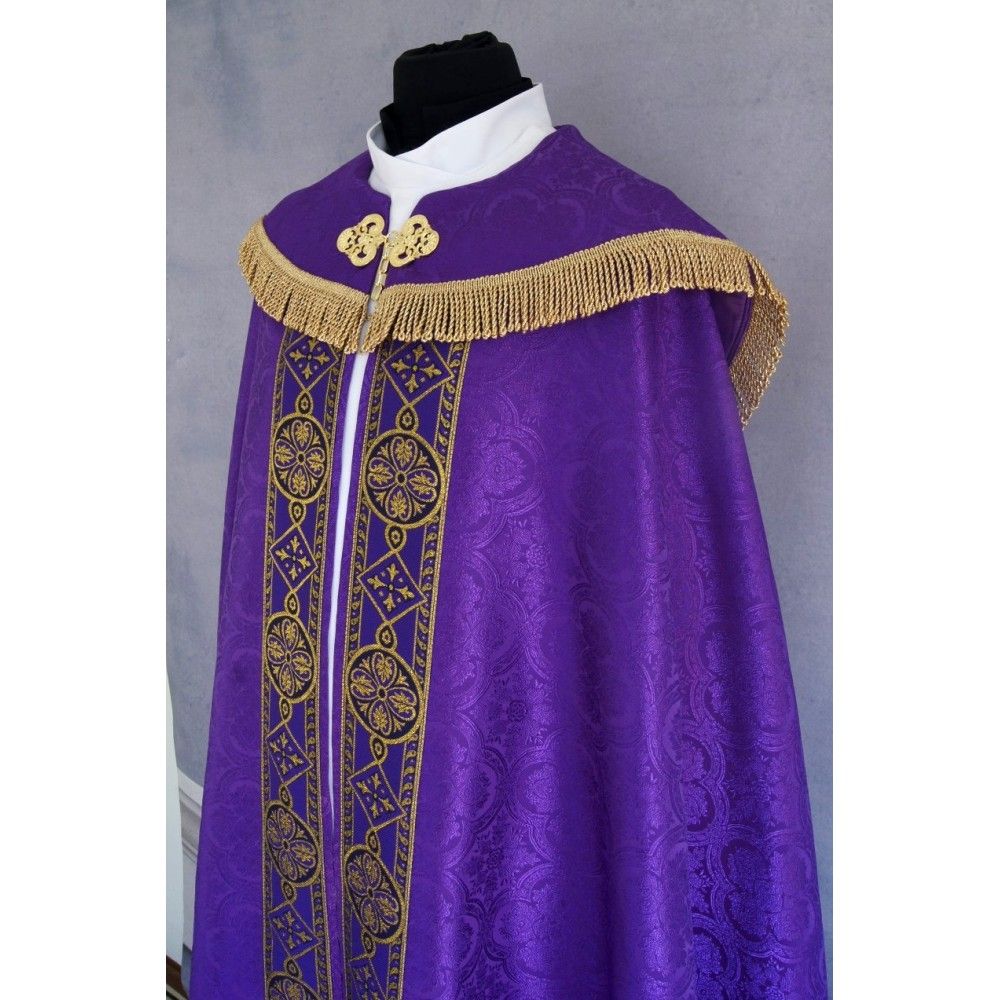 Kapa haftowana Alfa Omega, kolory liturgiczne (17) - zdjęcie 7 - Kapa haftowana Alfa Omega, kolory liturgiczne (17)