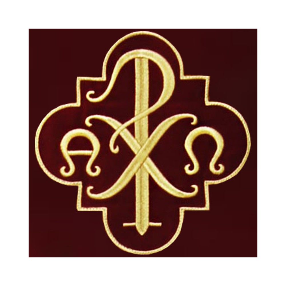 Kapa semi gotycka haftowana - kolor złoty (93) - zdjęcie 2 - Kapa semi gotycka haftowana - kolor złoty (93)