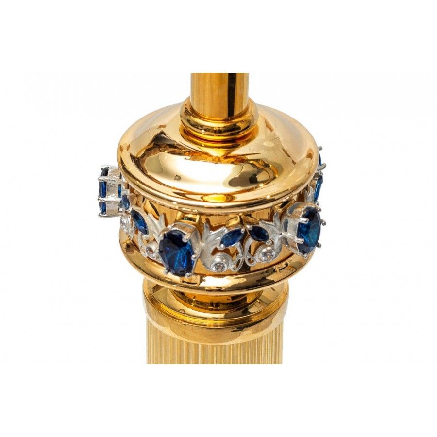 Monstrancja złocona w stylu maryjnym - 83 cm (S040) - zdjęcie 4 - Monstrancja złocona w stylu maryjnym - 83 cm (S040)