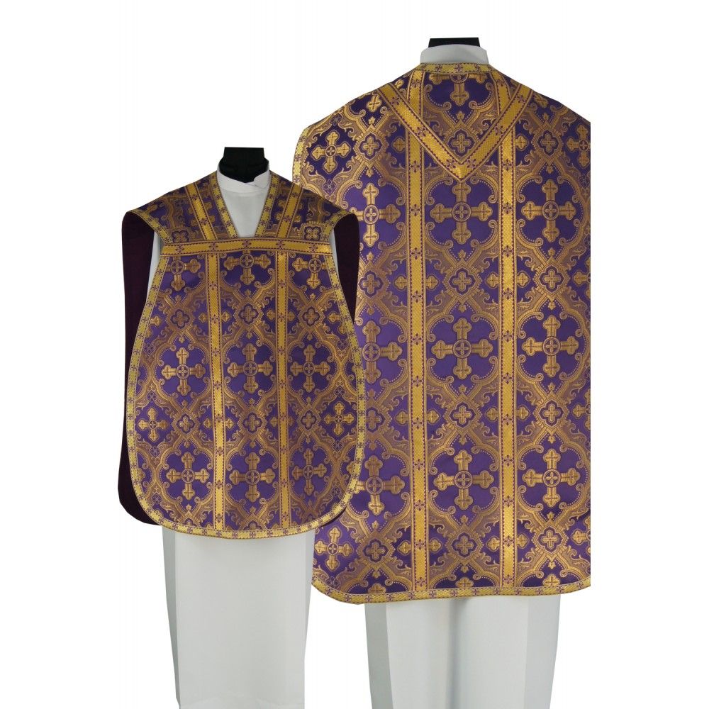 Ornat rzymski - tkanina jedwabna (23)