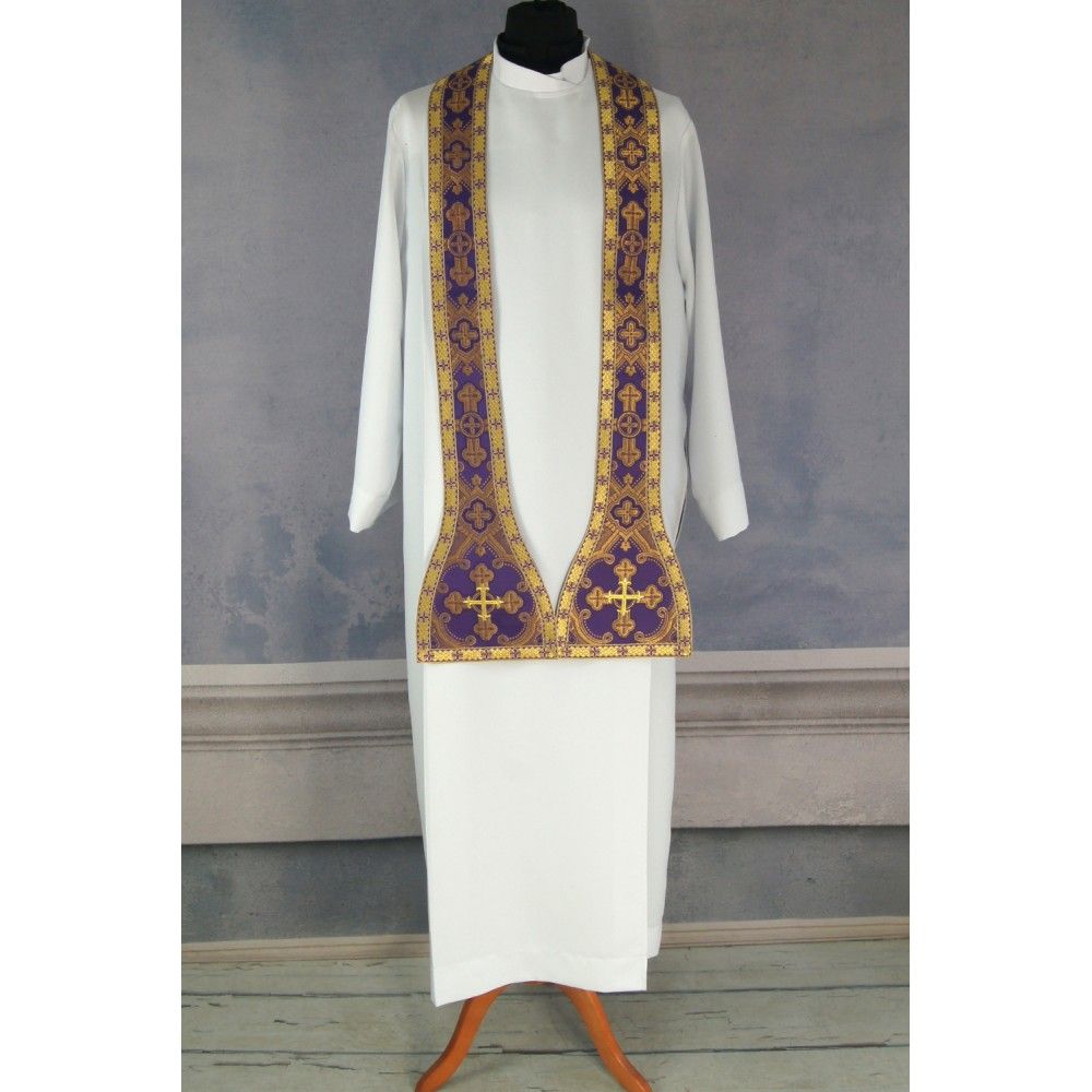 Ornat rzymski - tkanina jedwabna (23) - zdjęcie 3 - Ornat rzymski - tkanina jedwabna (23)