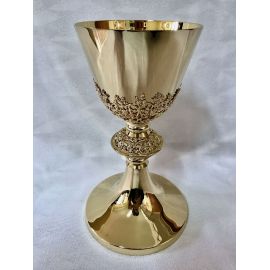 Kielich mszalny, azur złoty - 21 cm (8D)