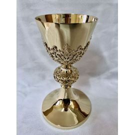 Kielich mszalny, ażur złoty - 21 cm (10D)