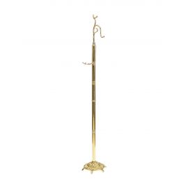 Stojak na trybularz i łódkę - złoty 147 cm