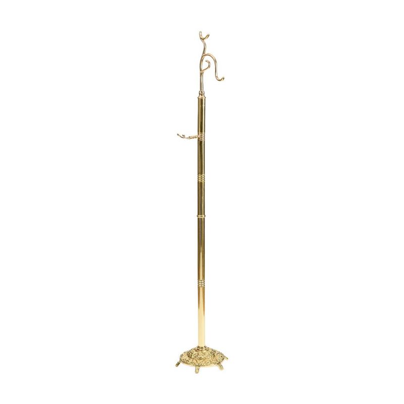 Stojak na trybularz i łódkę - złoty 147 cm - Stojak na trybularz i łódkę - złoty 147 cm