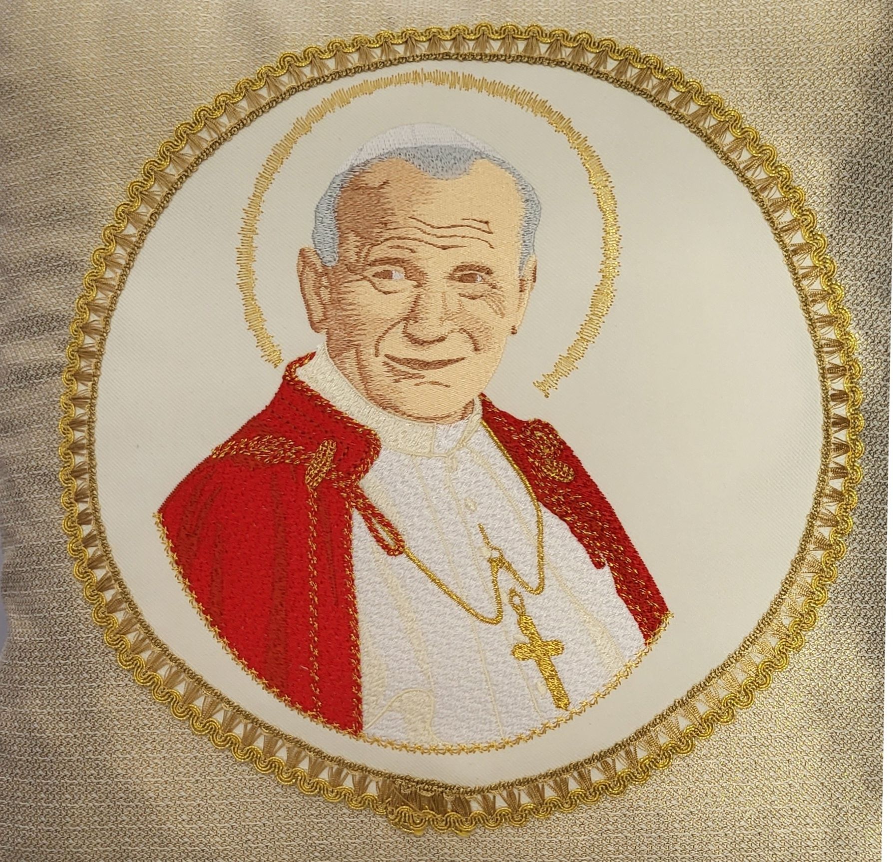 Poduszka na procesję - Jan Paweł II - zdjęcie 2 - Poduszka na procesję - Jan Paweł II