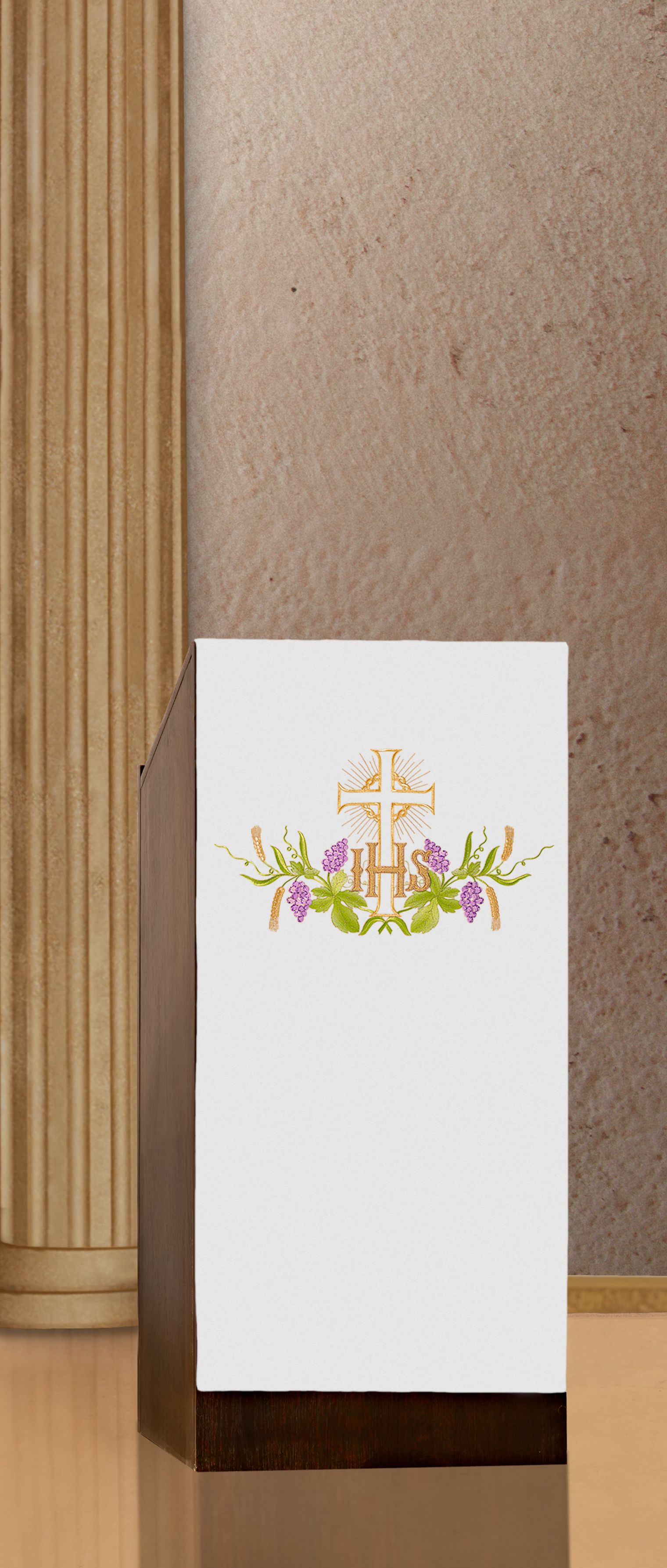 Lektorium z haftem IHS (H23) - zdjęcie 2 - Lektorium z haftem IHS (H23)