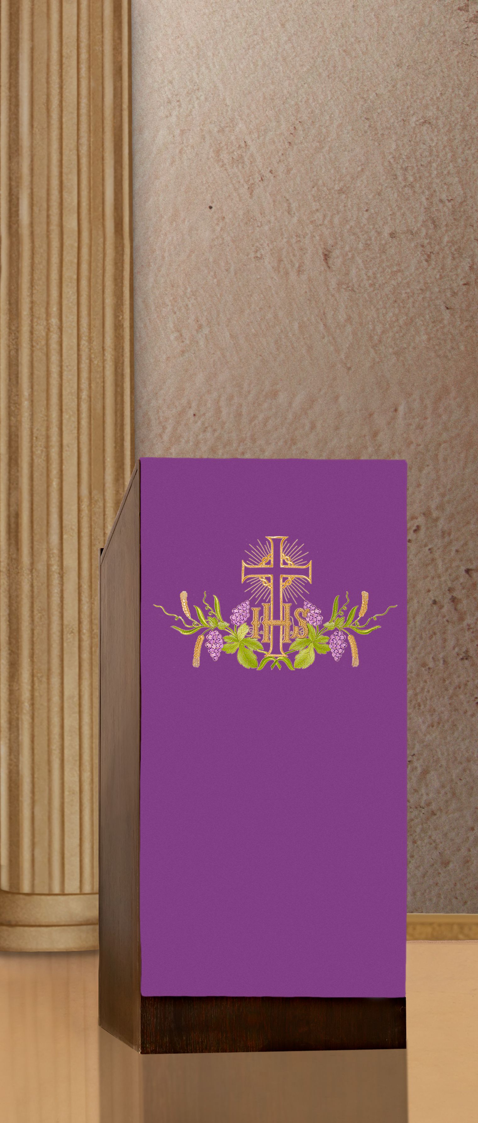 Lektorium z haftem IHS (H23) - zdjęcie 3 - Lektorium z haftem IHS (H23)