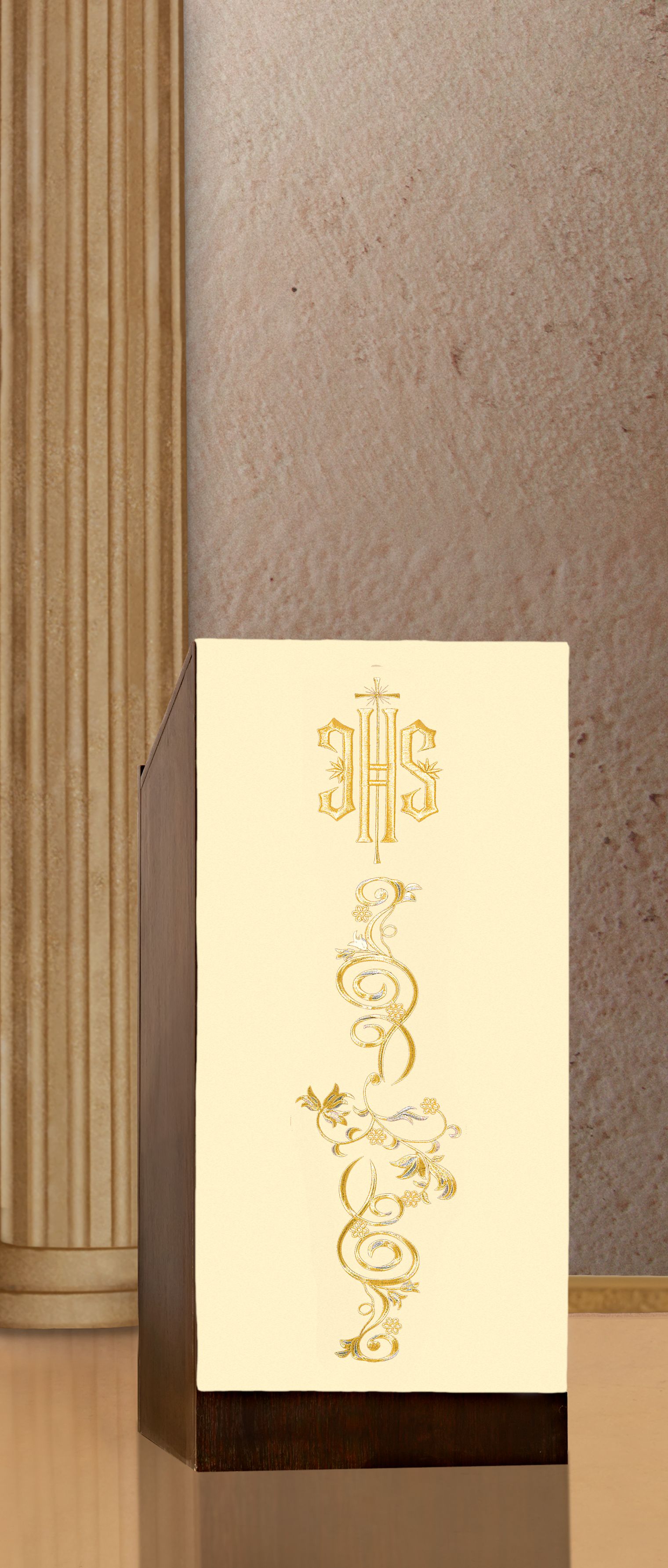 Lektorium z haftem IHS (H18) - zdjęcie 2 - Lektorium z haftem IHS (H18)