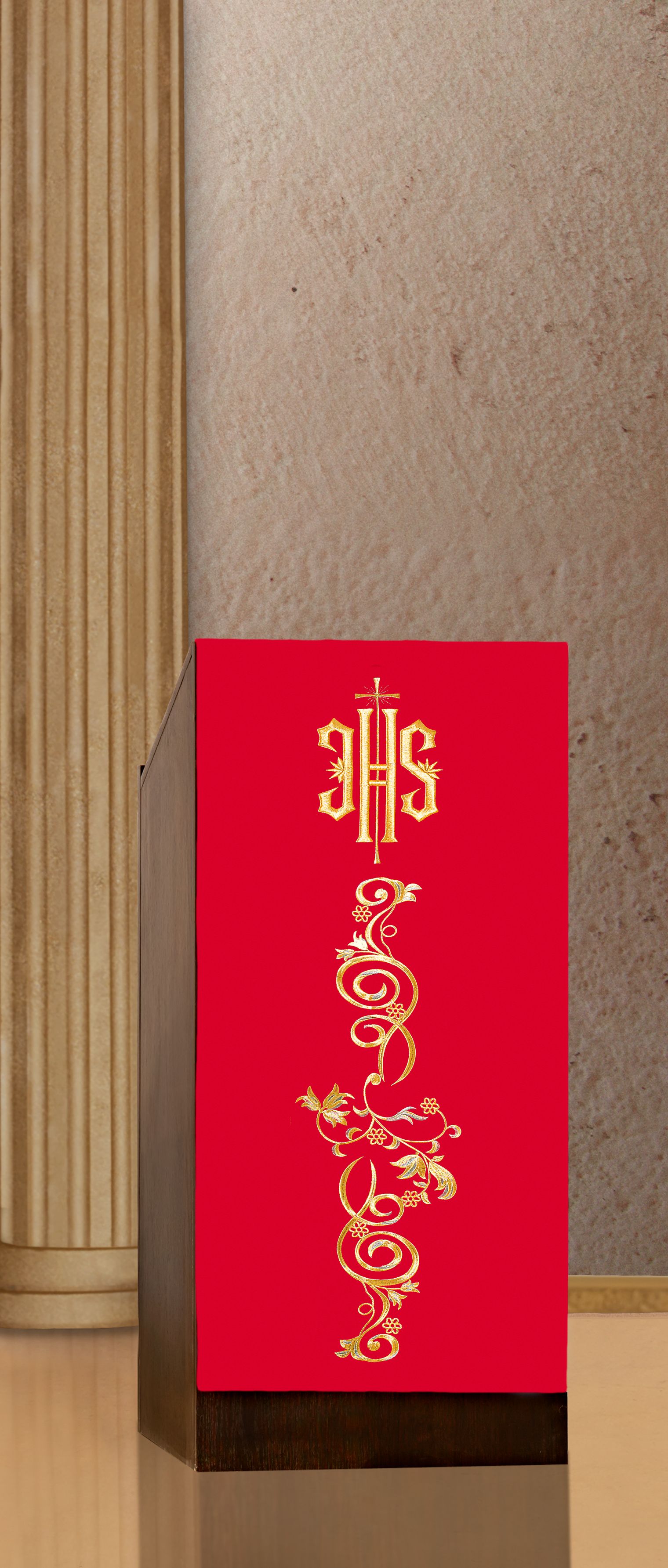 Lektorium z haftem IHS (H18) - zdjęcie 4 - Lektorium z haftem IHS (H18)