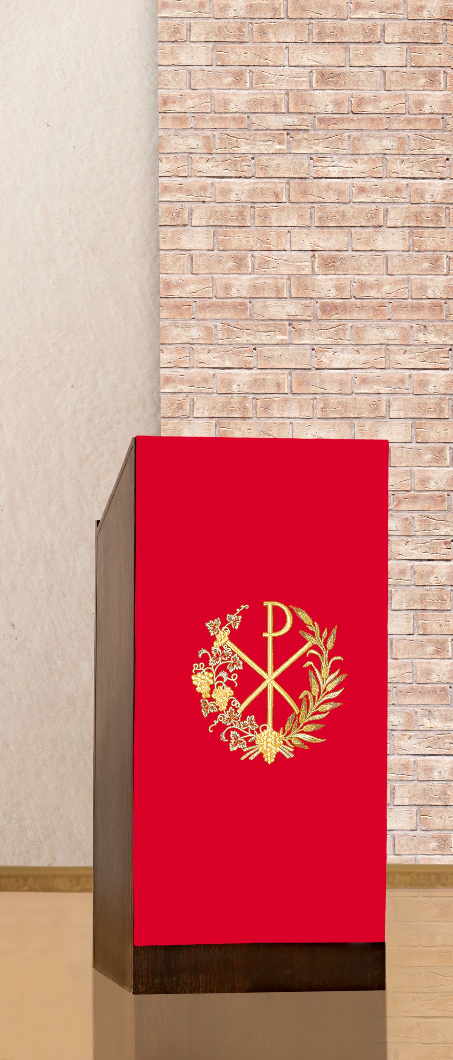 Lektorium/welon haftowany na ambonę (H12) - zdjęcie 4 - Lektorium/welon haftowany na ambonę (H12)