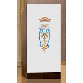 Lektorium/welon haftowany Maryjny na ambonę (H22) - LEKTORIA - Nowość