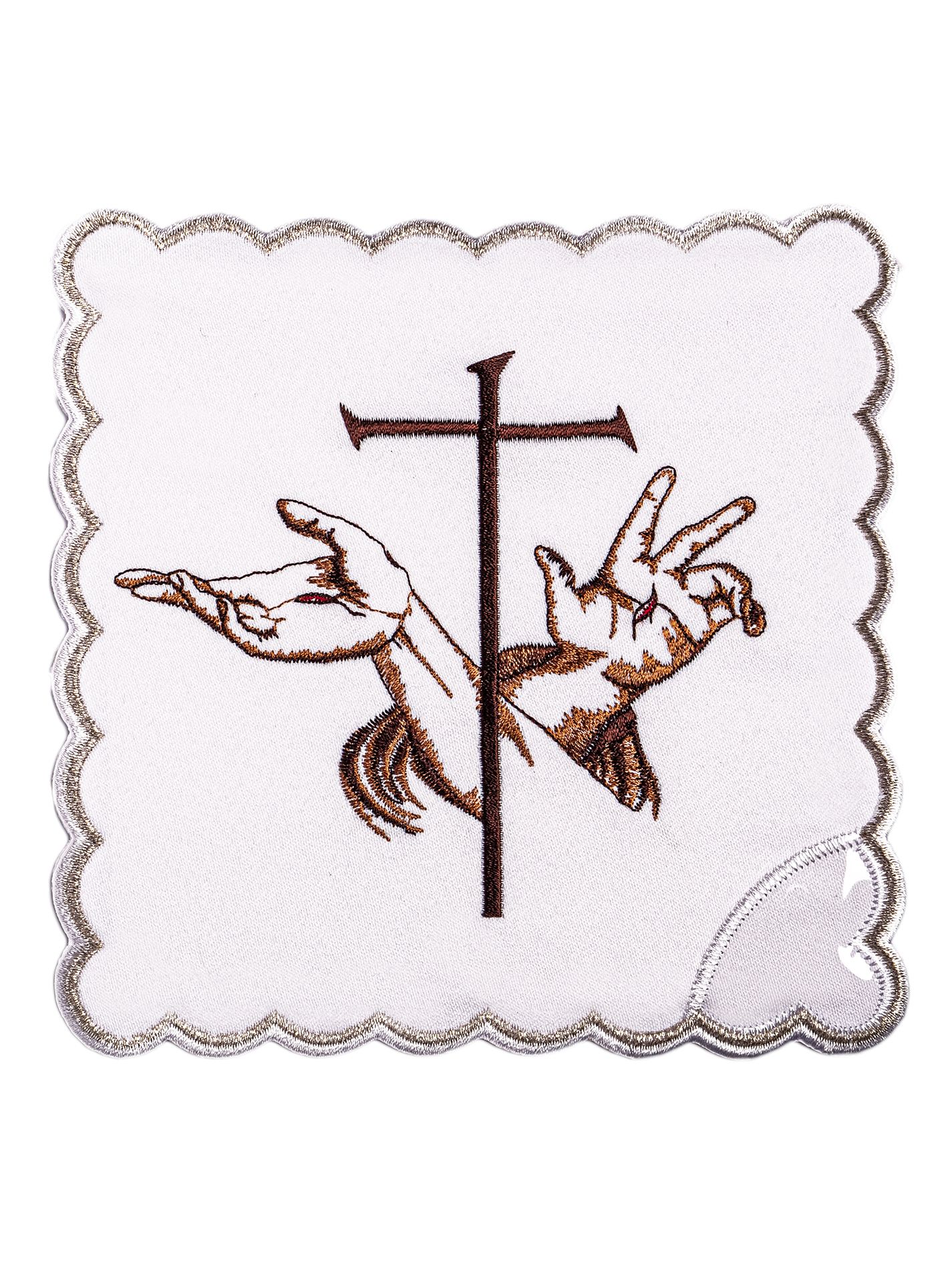 Bielizna kielichowa haftowana dłonie (23H) - zdjęcie 2 - Bielizna kielichowa haftowana dłonie (23H)