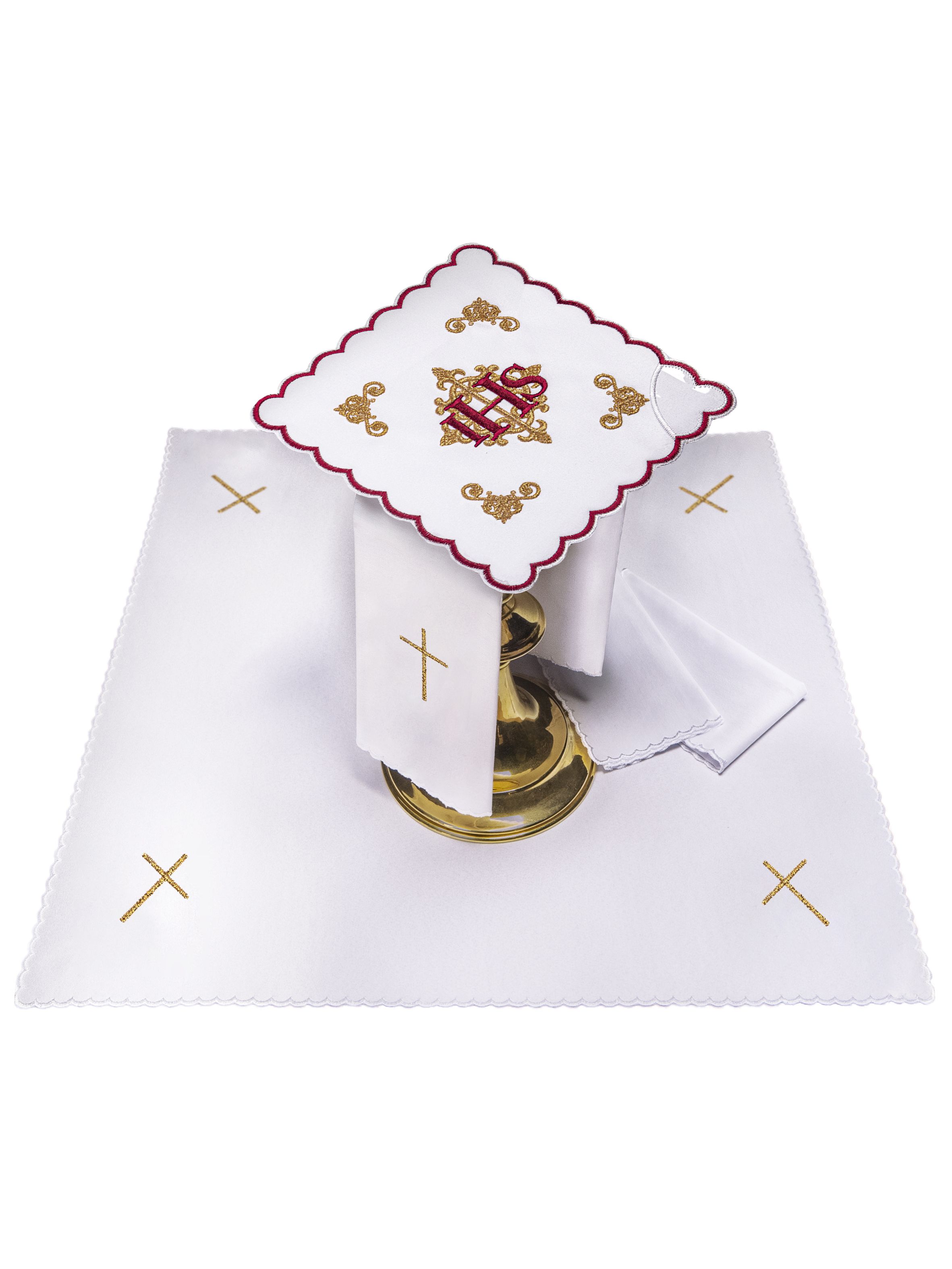 Bielizna kielichowa haftowana IHS (54H)