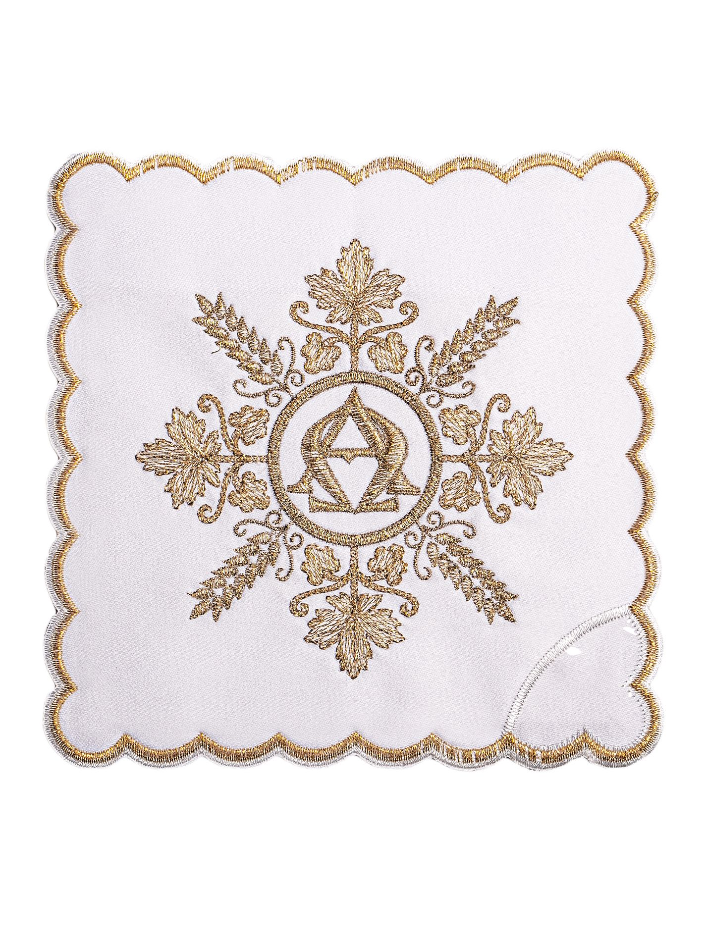 Bielizna kielichowa haftowana Alfa i Omega (63H) - zdjęcie 2 - Bielizna kielichowa haftowana Alfa i Omega (63H)