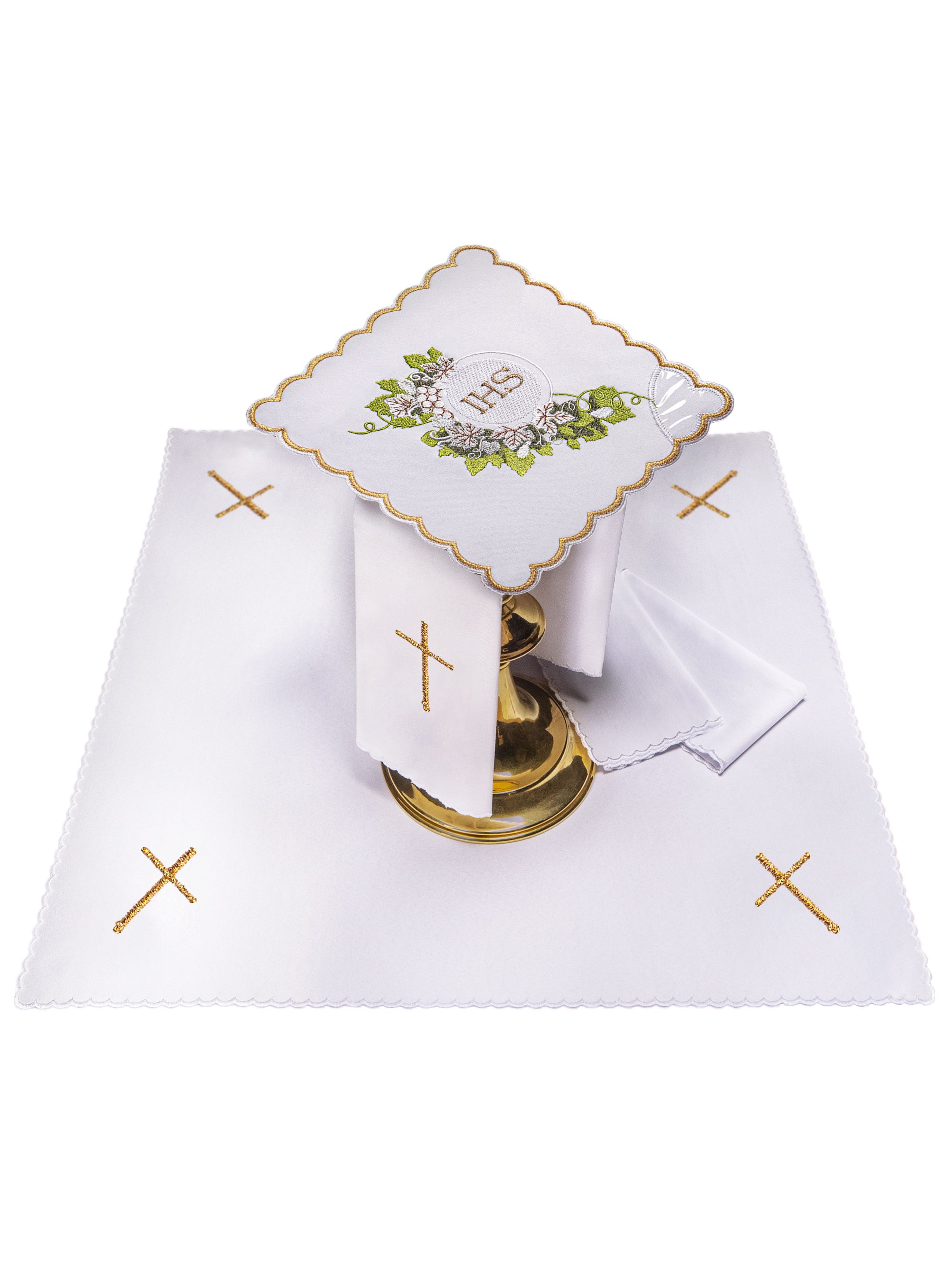 Bielizna kielichowa haftowana IHS (72H)