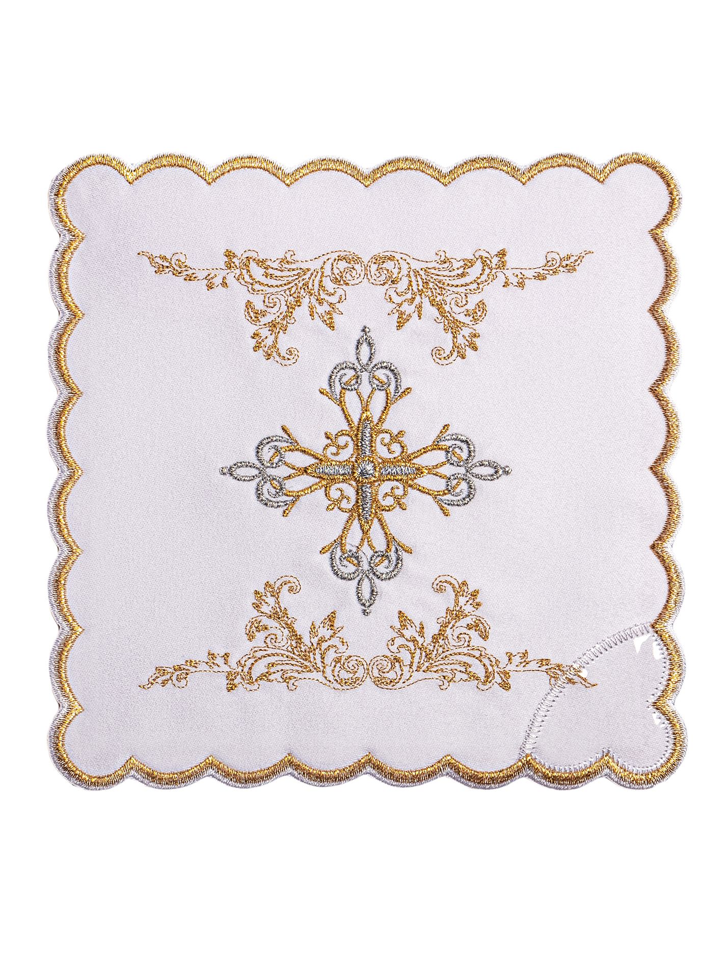 Bielizna kielichowa haftowana krzyż (73H) - zdjęcie 2 - Bielizna kielichowa haftowana krzyż (73H)