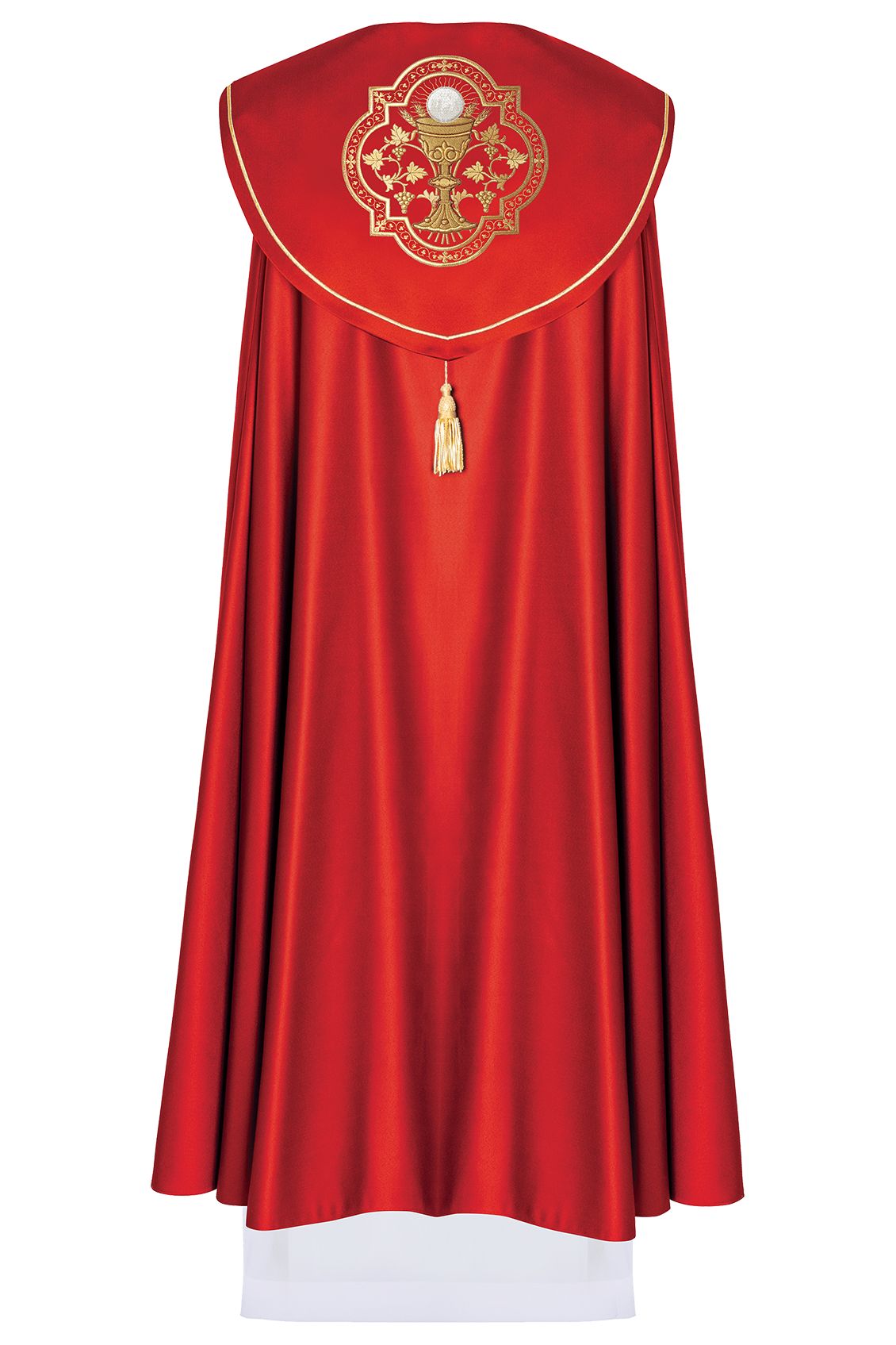 Kapa bogato haftowana, kielich - czerwona (16H) - zdjęcie 2 - Kapa bogato haftowana, kielich - czerwona (16H)