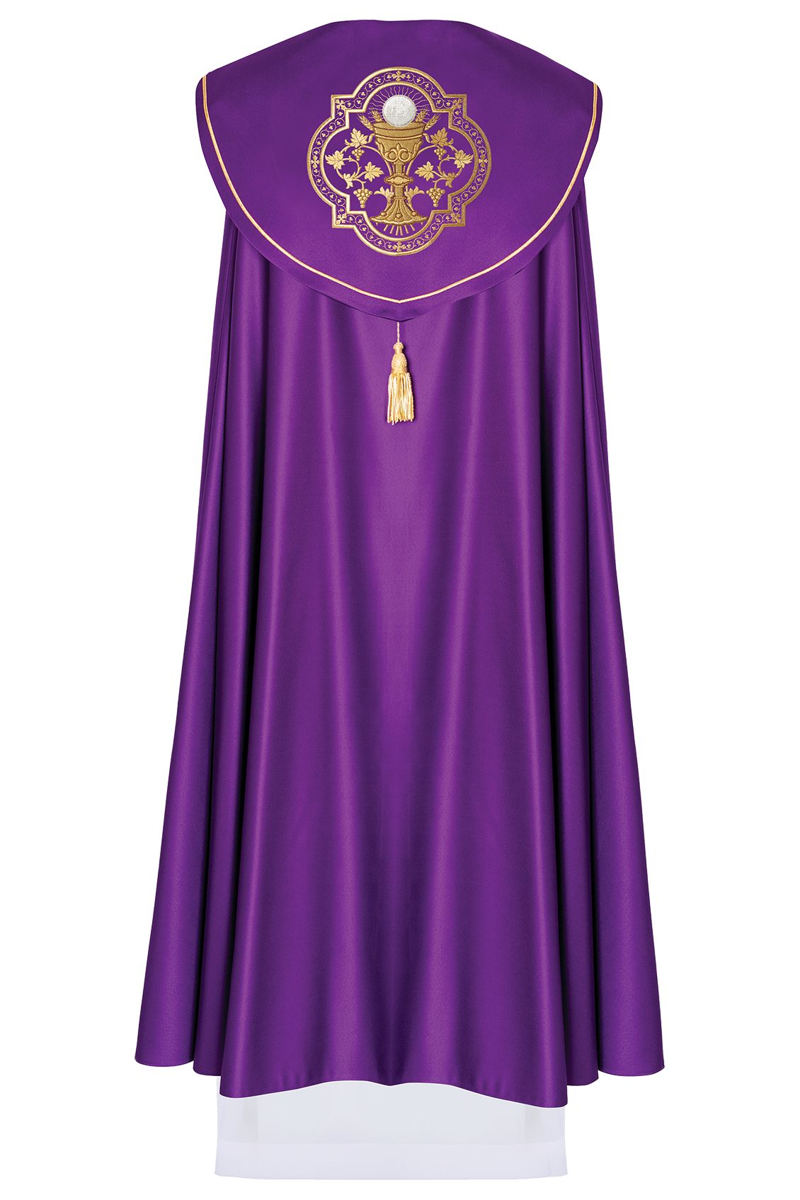 Kapa bogato haftowana, kielich - fioletowa (17H) - zdjęcie 2 - Kapa bogato haftowana, kielich - fioletowa (17H)