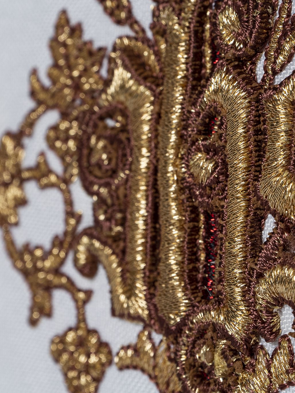 Welon na kielich haftowany - IHS (12) - zdjęcie 2 - Welon na kielich haftowany - IHS (12)