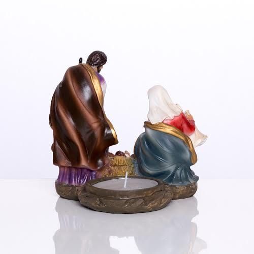 Szopka Święta Rodzina 8 cm - świecznik (14) - zdjęcie 2 - Szopka Święta Rodzina 8 cm - świecznik (14)