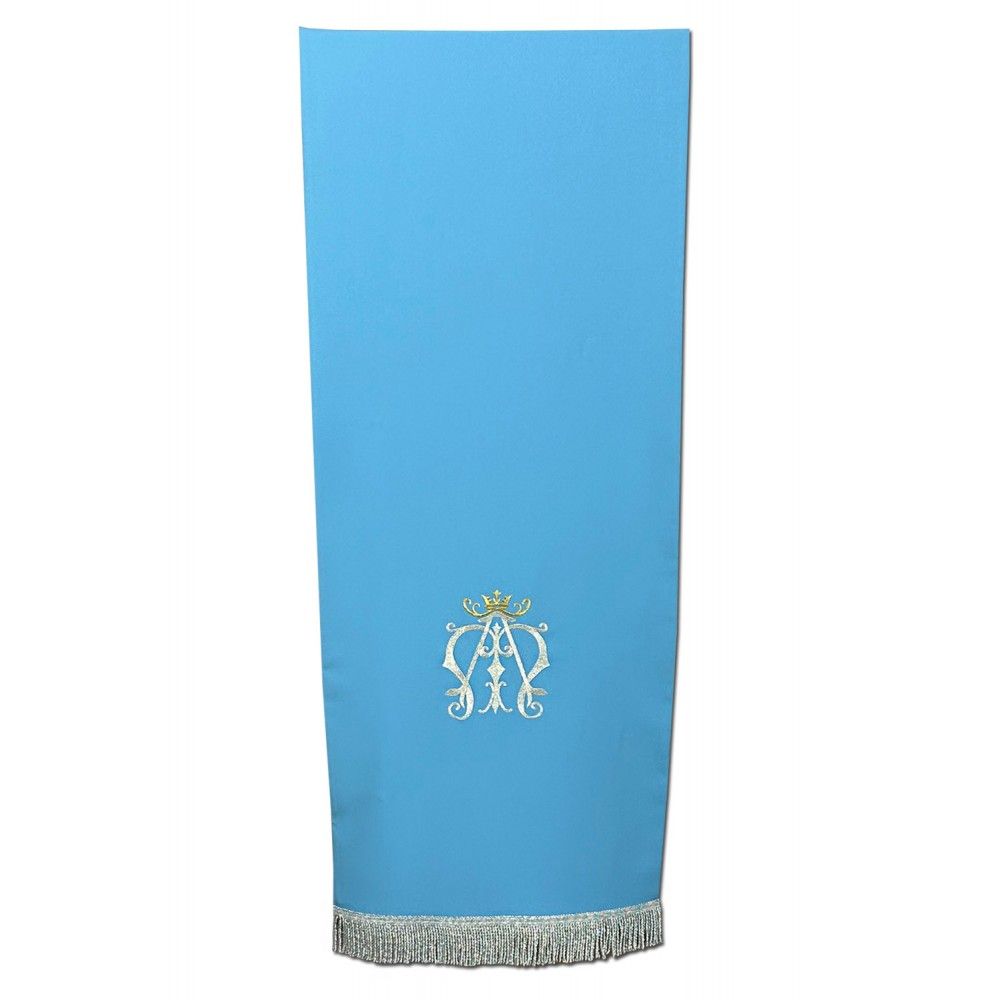 Lektorium/nakrycie na ambonę z haftowanym motywem maryjnym (1K)