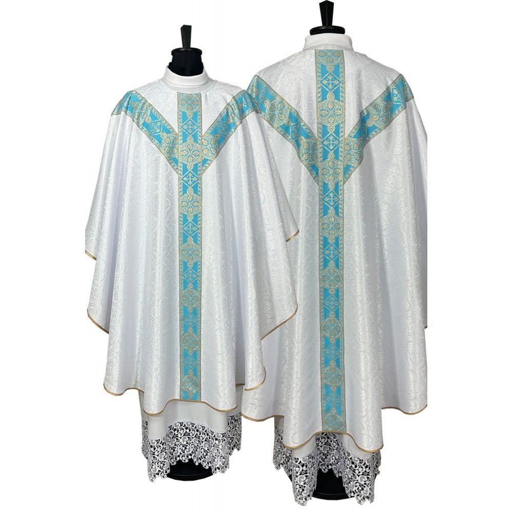 Ornat semi gotycki motyw maryjny - (2K)