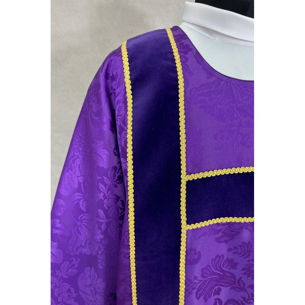 Dalmatyka semi-gotycka tkanina żakardowa (2K) - zdjęcie 2 - Dalmatyka semi-gotycka tkanina żakardowa (2K)