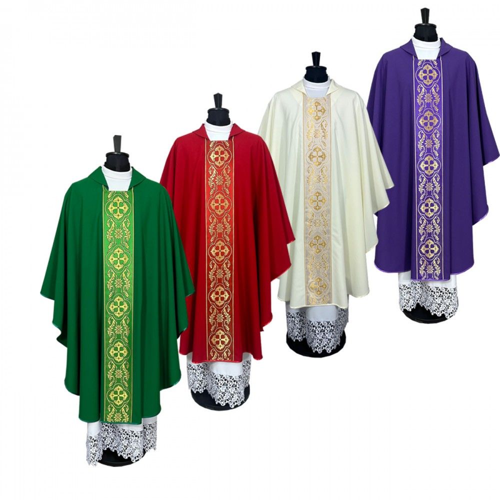 Zestaw 4 ornatów gotyckich (2K)