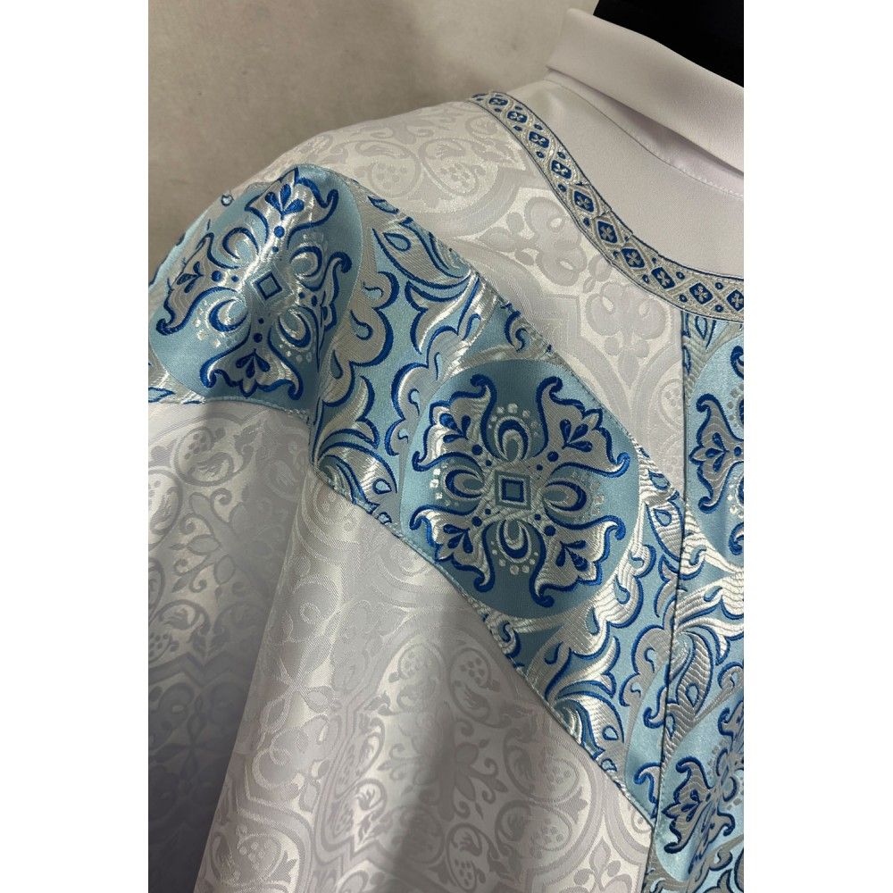 Ornat semi-gotycki maryjny ze stułą kapłańską (3K) - zdjęcie 3 - Ornat semi-gotycki maryjny ze stułą kapłańską (3K)