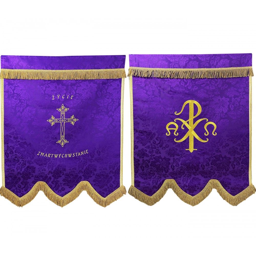 Chorągiew pogrzebowa - Krzyż