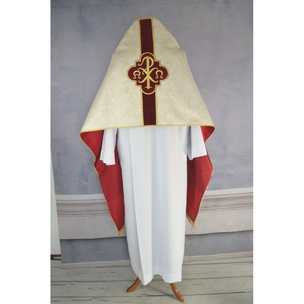 Welon liturgiczny PX brokat jasnozłoty - zdjęcie 2 - Welon liturgiczny PX brokat jasnozłoty