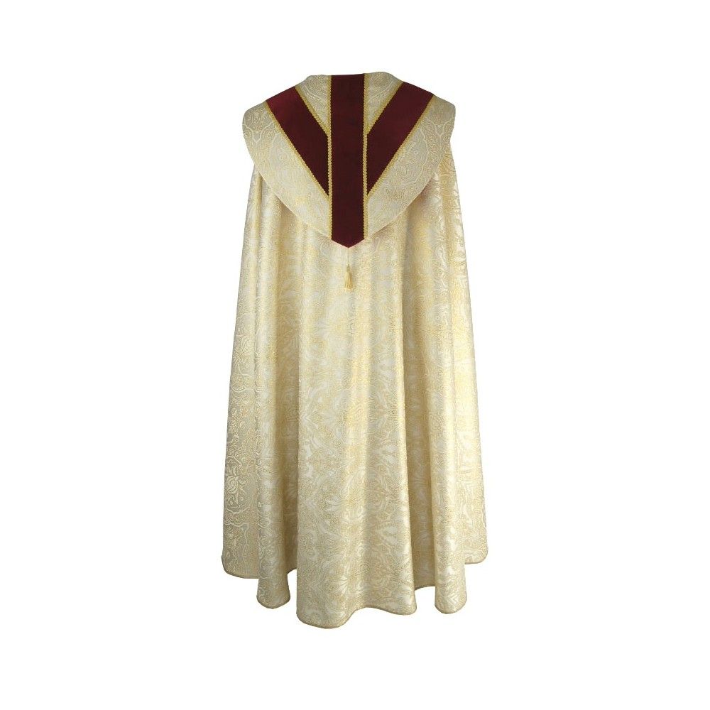 Kapa semi gotycka jasnozłoty brokat - zdjęcie 3 - Kapa semi gotycka jasnozłoty brokat